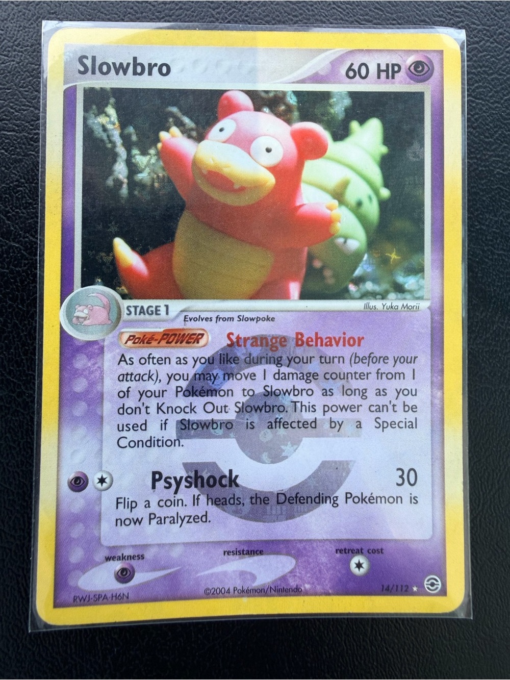 Slowbro Fire Red Leaf Green Reverse Holo Yuka Morii